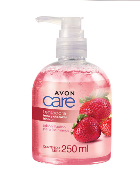 Jabón Líquido para Manos Avon Care Fresa y Chocolate Blanco 250ml