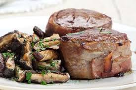 Medallón de lomo con panceta