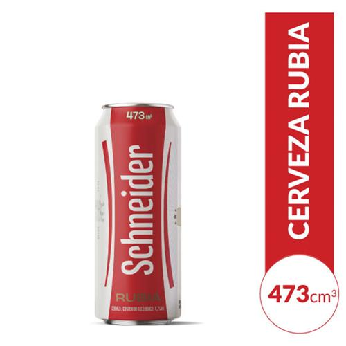 Cerveza Lager SCHNEIDER Lata 473 Cc