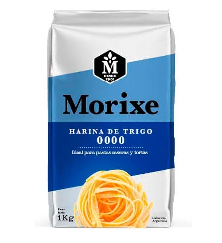 Harina de trigo Morixe 0000 1 kg