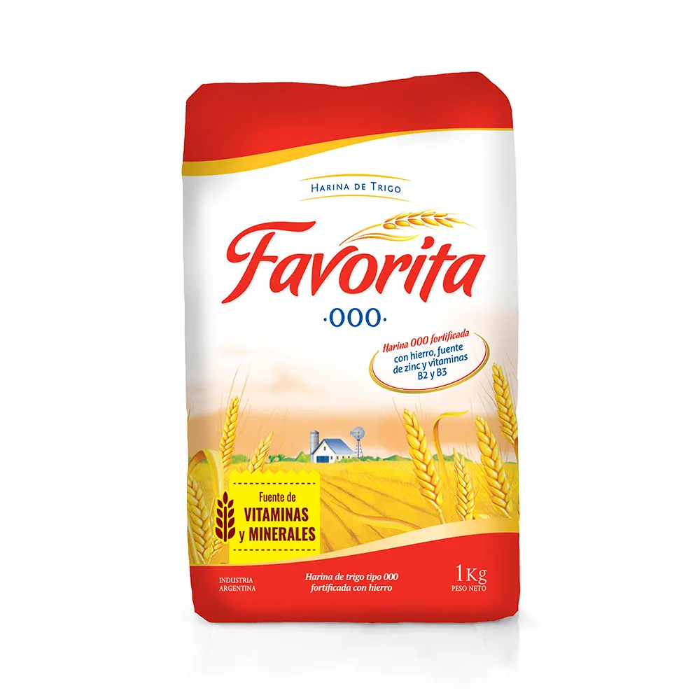 Harina de trigo 000 Favorita 1 kg